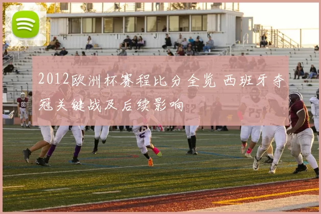 2012欧洲杯赛程比分全览 西班牙夺冠关键战及后续影响